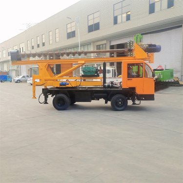 博远 长螺旋潜孔钻机 加固全液压打桩机 运行成本低 建筑工程