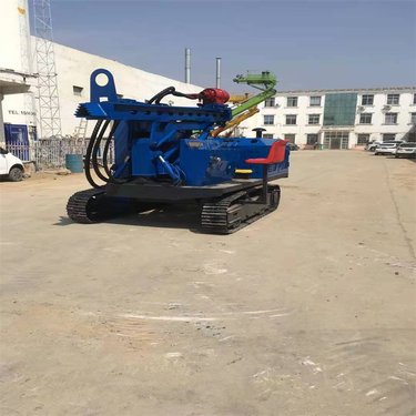 立柱气电联动锚杆钻机 管棚式锚固钻机 定做履带升降式潜孔钻机