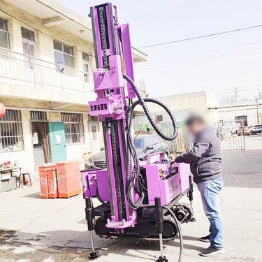 聚强 多功能高压旋喷钻机 室内狭小空间施工小型履带旋喷桩机