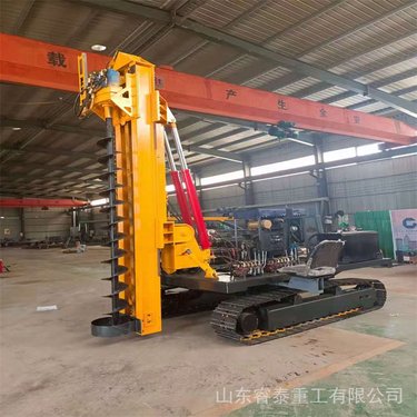 出售基坑支护护坡钻机 履带锚固钻孔机 35米高坡锚杆打桩机