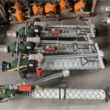 华冶MQT-130/3.2气动锚杆钻机品牌 山东矿用锚杆钻机大功率马达