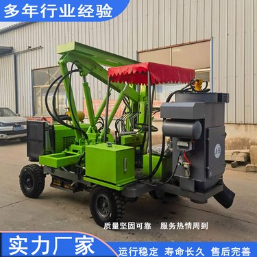护栏打桩机打拔钻孔一体桩机多功能钻机压桩机