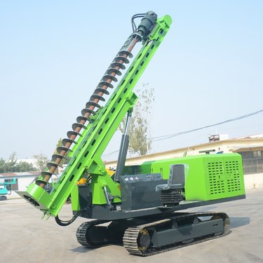 履带式光伏打桩机 斜坡用山地液压钻孔机 多功能太阳能钻机