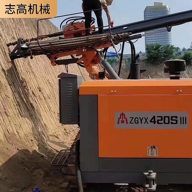 基坑锚固支护 全液压边坡支护 420S高举山体加固锚固钻机 出租租赁