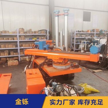 金铄 煤矿用履带式全液压坑道钻机 瓦斯排放 潜孔钻一体机潜孔