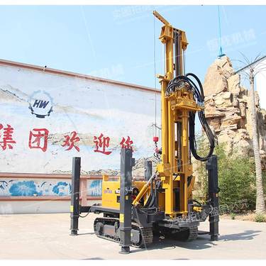 中深孔履带式水井钻机供应钻井机 XSL3/5/7气动打井机