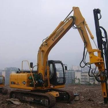 光伏电线杆 挖改钻机 挖掘机改装打眼机 泥巴岩石钻 螺旋钻机