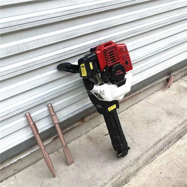 多功能汽油镐 道路水泥混凝土破碎汽油机 手提汽油凿岩凿石头冲击锤