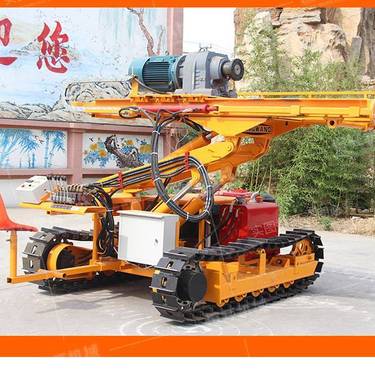 恒旺供应小型锚固钻机 锚杆钻机 履带基坑锚索钻机