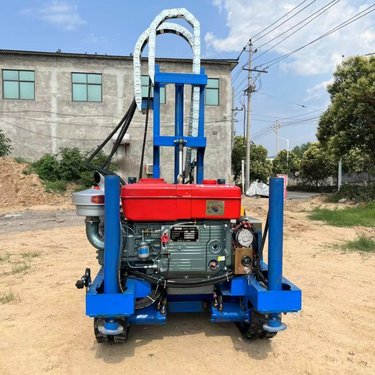 便捷式冲击回转一体地钉钻机 小型打孔坑道钻机 地基注浆加固钻孔机