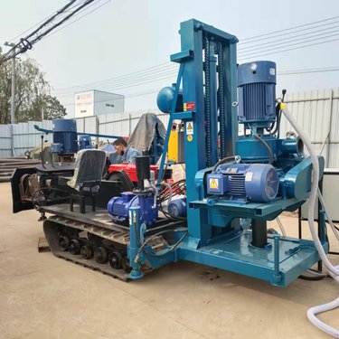 大口径建筑工程桩孔钻机五寸正反循环钻孔机履带打桩机水钻