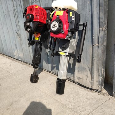 宇诺 125型内燃凿岩机 四冲程手提汽油镐 大功率修路打桩破碎锤