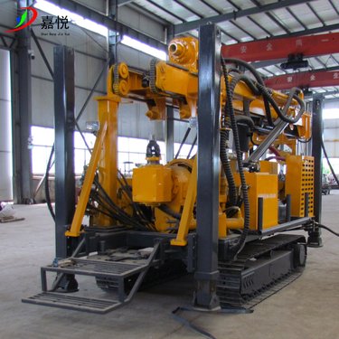 JDL350 矿山600米绳索取芯钻机 钢履带机械顶驱钻探机 水钻气钻一体