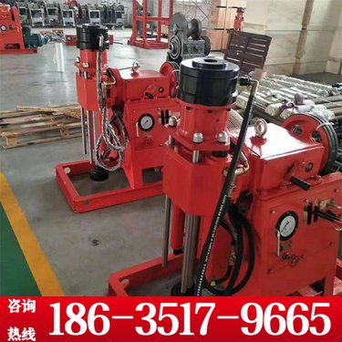 海南琼海 立轴坑道注浆钻机 全液压工程支护注浆加固一体式钻机