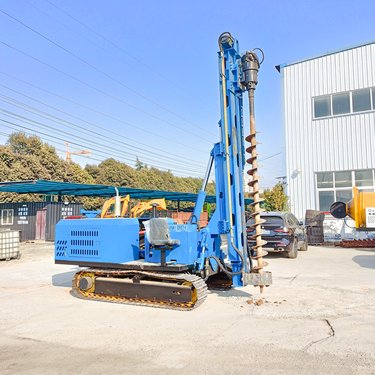 自营厂家多功能光伏打桩机 液压地基长螺旋引孔机 履带式地钉钻机