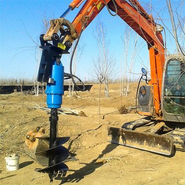 泰润 挖机改装螺旋钻机 多功能挖改钻机 长螺旋打桩机