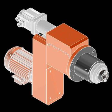 野豹精机水车伺服钻孔攻牙动力头高精度机床设备