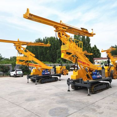 履带式隧道锚杆钻机 隧道用钻孔机 全液压支护打孔机