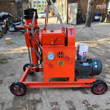 坑道钻机全液压地基注浆加固煤矿用地质勘探钻孔注浆双液打孔机