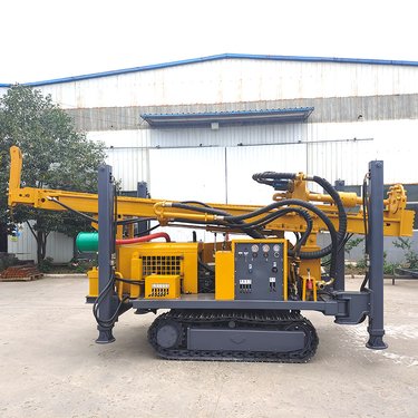 RC履带物探钻机气动反循环取样机全液压探矿取岩粉机械