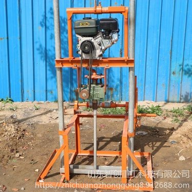 智创 zc-1 多功能螺旋打井钻机 柴油打井钻机 多用于平原小型打井机