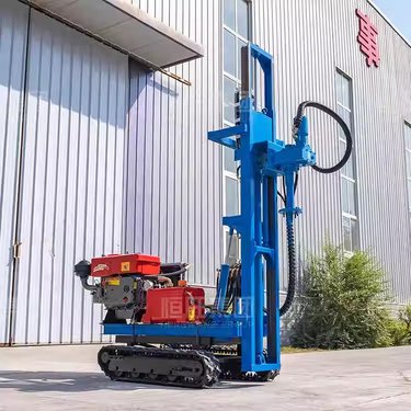 履带式潜孔钻机打井机岩石矿山打孔yq小型便携式护坡锚索锚孔