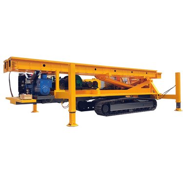 中汇地基工程加固水泥搅拌桩机 15米长螺旋钻孔止水帷幕钻机