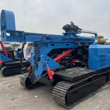 钢强 打拔钻孔压桩机 锚杆支护钻机 地基加固注浆一体机 岩层打孔