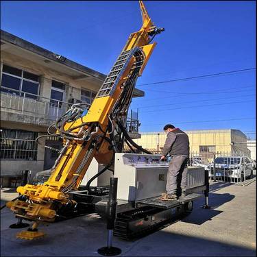 高铁路基加固高压旋喷钻机 铁路护坡小型旋喷桩机 上架子锚杆钻机