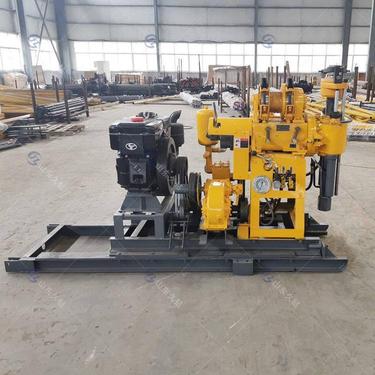 供应久钻HZ-130YY移动式水井钻井机 小型液压钻探机 地勘钻机