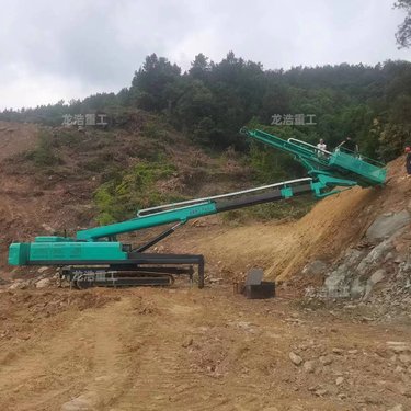 边坡护坡锚固钻机 多功能液压钻孔设备 回转作业