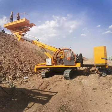 履带式护坡锚固 全液压控制多功能钻机 建筑基坑支护