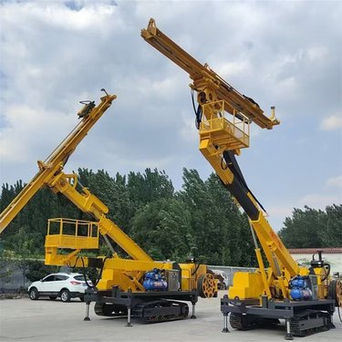 履带式单臂隧道钻机 工程潜孔钻机 管棚液压凿岩钻孔机