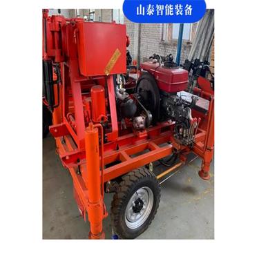 山泰智能 三轮注浆钻机 道路地基下沉抢修加固