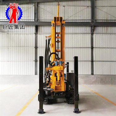 巨匠供应180履带式气动水井钻机民用钻井机-大功率柴油机钻井设备