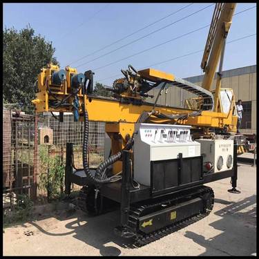 高压旋喷机履带款 聚强水平旋喷钻机隧道用 多功能锚固锚杆锚索钻机