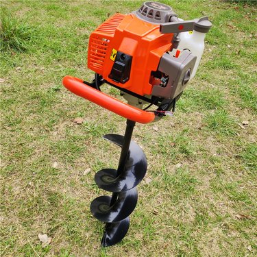 种树施肥打坑机 慧晨四冲程挖坑机 小型手提式地钻机