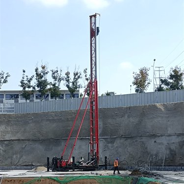 多功能40米塔架高喷灌浆台车 双管高压 长螺旋钻机 钻孔深度 80m