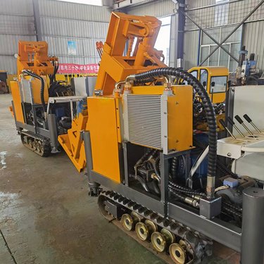 护栏打桩机打拔钻孔一体机公路多功能钻机器