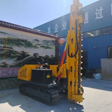 光伏潜孔钻机 挖掘机改钻机 钢强 基础工程灌注一体机 地基基础加固