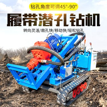 CR180履带潜孔钻机 注浆加固钻孔机 便携式凿孔机