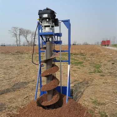 捷亚电线杆钻坑机 型号JYD-225A汽油挖坑钻机