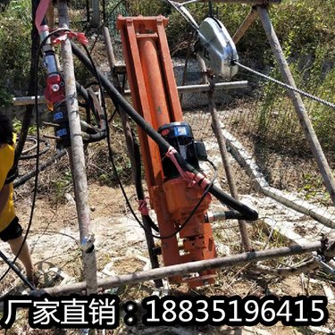 云南迪庆藏族自治州 电动支架式潜孔钻机 枣庄 小型公路环保注浆加固钻机