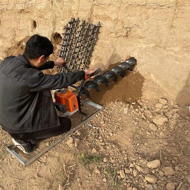 护坡打洞机 创丰路基加固注浆钻机山墙高边坡锚固打孔螺旋钻机型