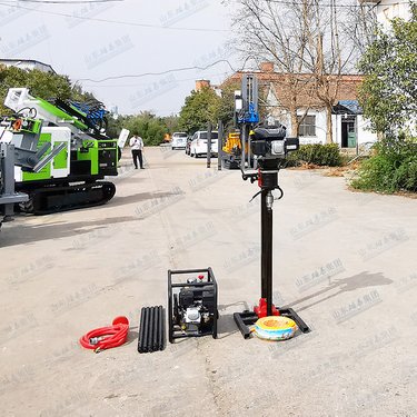 30米背包 复杂地形打注浆孔钻机岩层混凝土层取芯钻孔