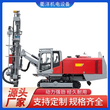 红五环 B9全液压露天潜孔钻机 重型履带架 三齿履带板