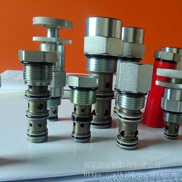 ZDY4000L履带式全液压坑道钻机副泵油路板上的插装阀，溢流阀