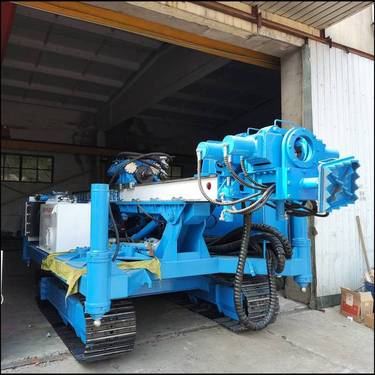 单重管双管高压旋喷桩机 聚强高举履带扩大头抗浮锚杆钻机