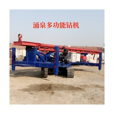 多功能小型长螺旋钻机单双三管法双电机动力头