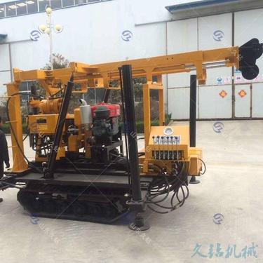 供应百米勘察钻机取样设备XYD-130橡胶履带钻井机 农村深井钻机
